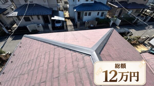 【施工事例】児玉郡美里町｜棟板金交換工事