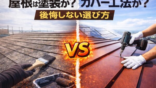 屋根は塗装か？カバー工法か？後悔しない選び方